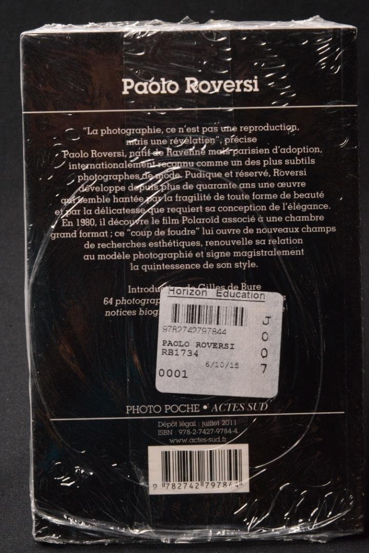 【Paolo Roversi：PHOTO POCHE】パオロ・ロベルシ 未開封品