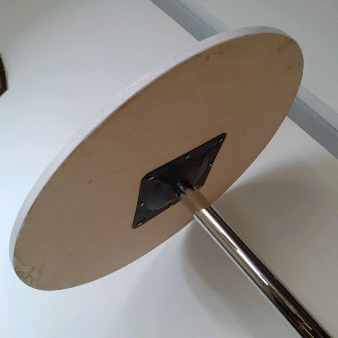 引き取り限定　ogre vamir ラウンドテーブル ホワイト系 韓国インテリア