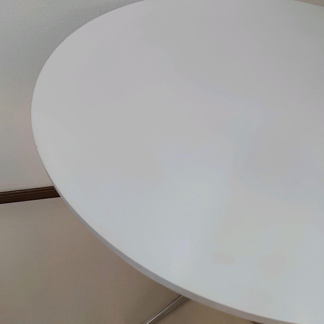 引き取り限定　ogre vamir ラウンドテーブル ホワイト系 韓国インテリア