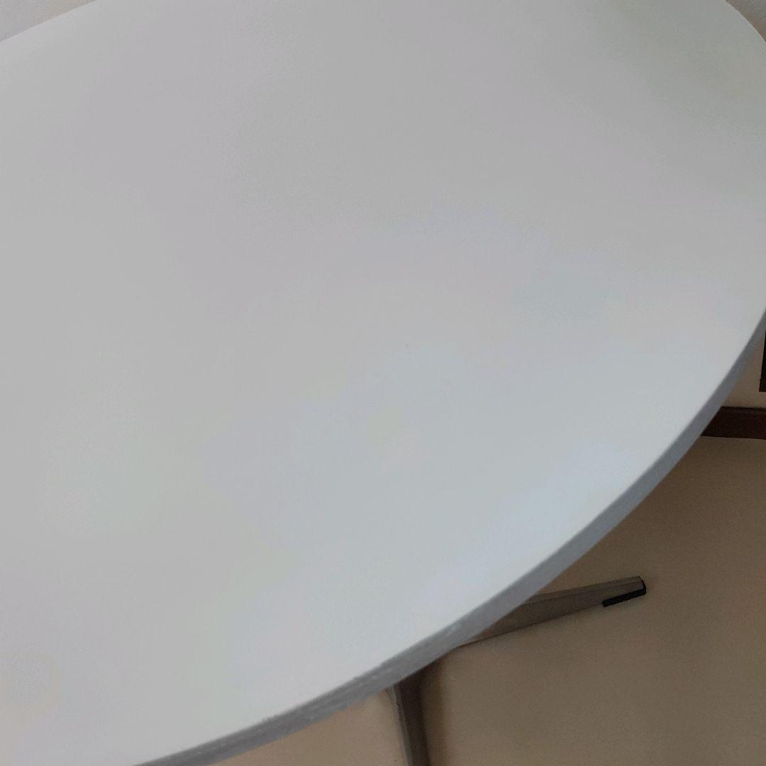 引き取り限定　ogre vamir ラウンドテーブル ホワイト系 韓国インテリア