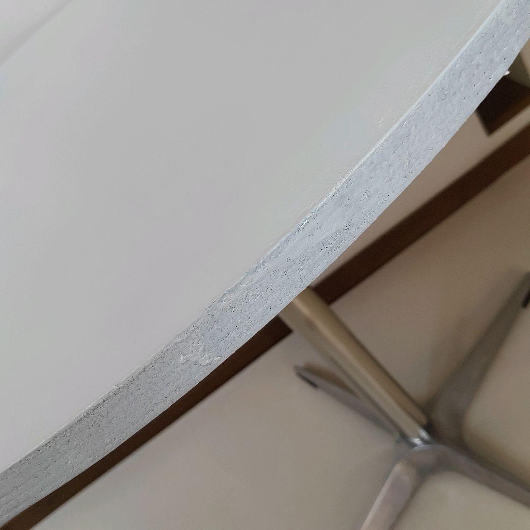 引き取り限定　ogre vamir ラウンドテーブル ホワイト系 韓国インテリア