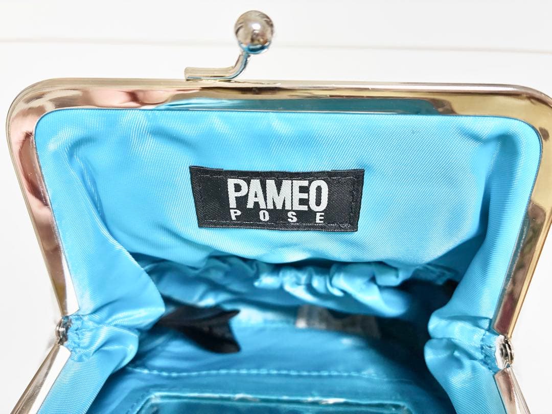 PAMEO POSE MY MAID VENUS がま口ショルダーバッグシルバー