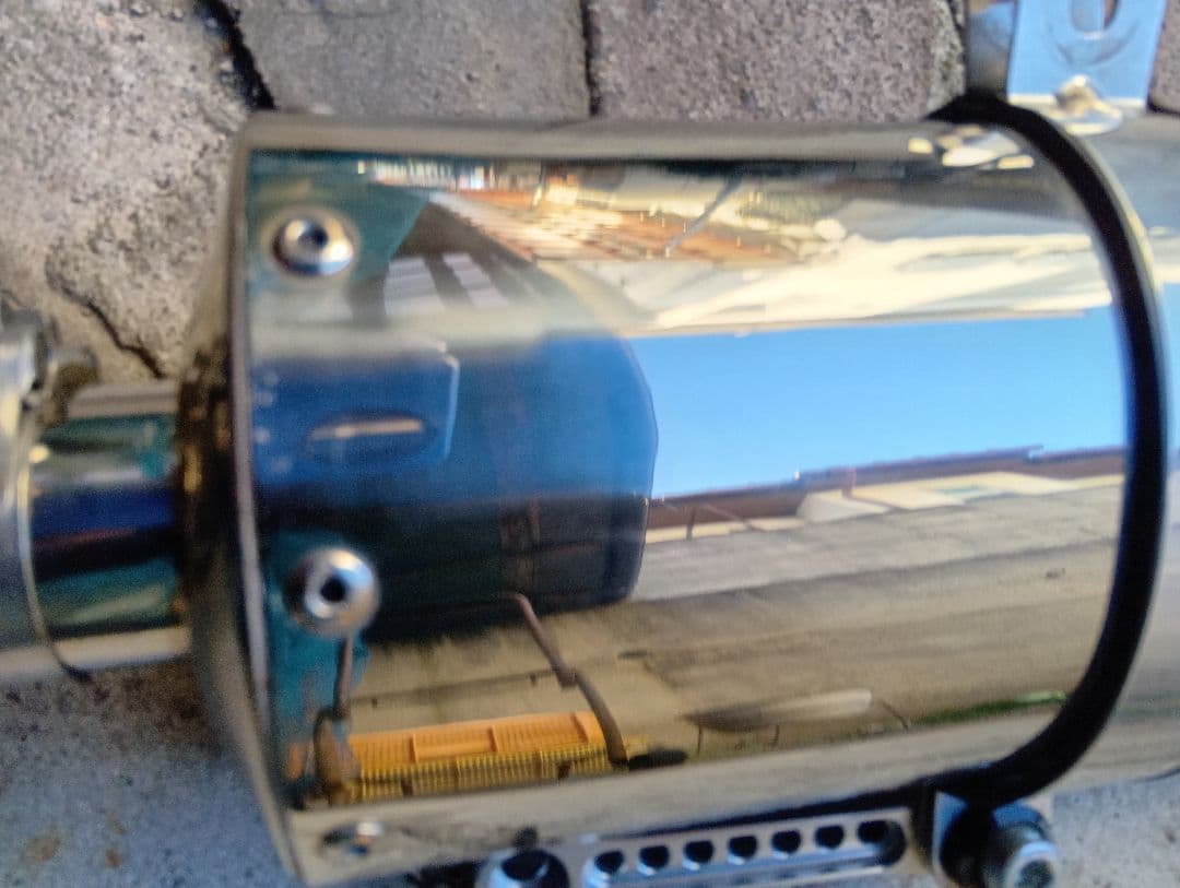 フォルツァMF13ステンレス マフラー ポリッシュ仕上げ