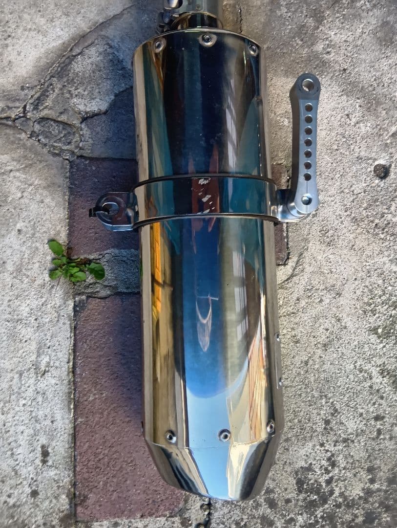 フォルツァMF13ステンレス マフラー ポリッシュ仕上げ