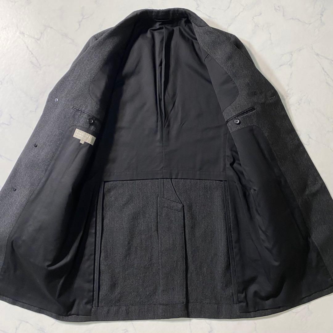 【美品】マーガレットハウエル　チェスターコート　ロング丈　大きいサイズ　3ボタン