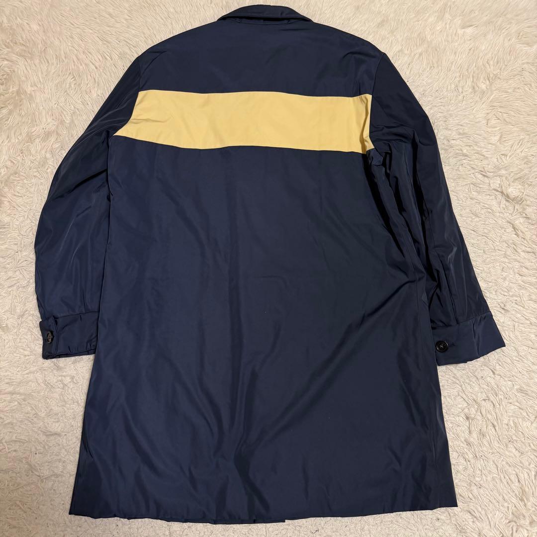 極美品Lサイズ相当　MARNI チェスターコート　ダウンコート　バイカラー