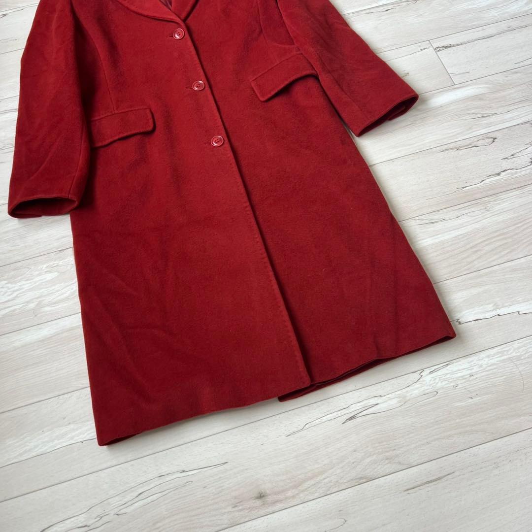 マックスマーラ ロングコート チェスターコート　 最高級ウール　アンゴラ