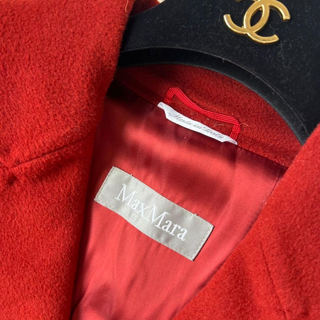 マックスマーラ ロングコート チェスターコート　 最高級ウール　アンゴラ