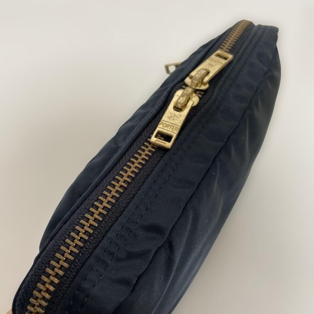 PORTER TANKER ポーター タンカー ポーチ アイアンブルー 中古