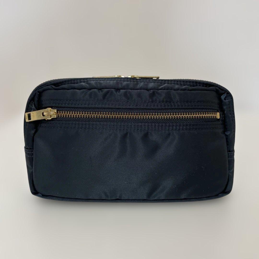 PORTER TANKER ポーター タンカー ポーチ アイアンブルー 中古
