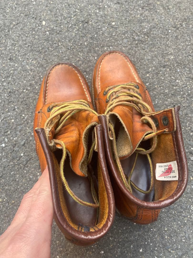 レッドウィング 875 アイリッシュセッター モックトゥ 縦羽タグ 9E 27㌢