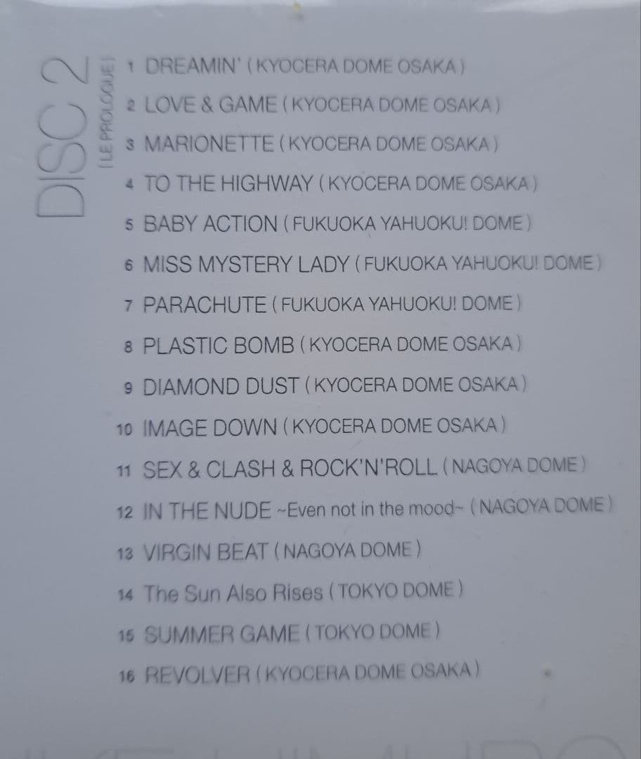 氷室京介　LASTGIGS　Blu-ray　初回限定版