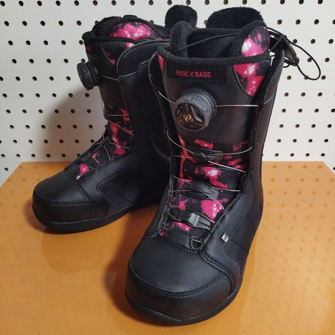 美品 RIDE SAGE BoAスノーボードブーツ USサイズ6 23cm in