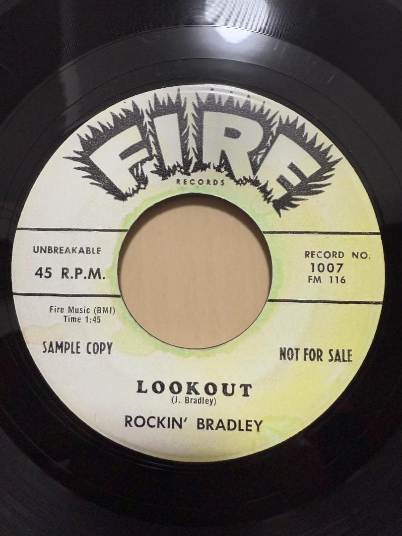 ROCKIN' BRADLEY Lookout オリジナル盤 ブラックロッカー