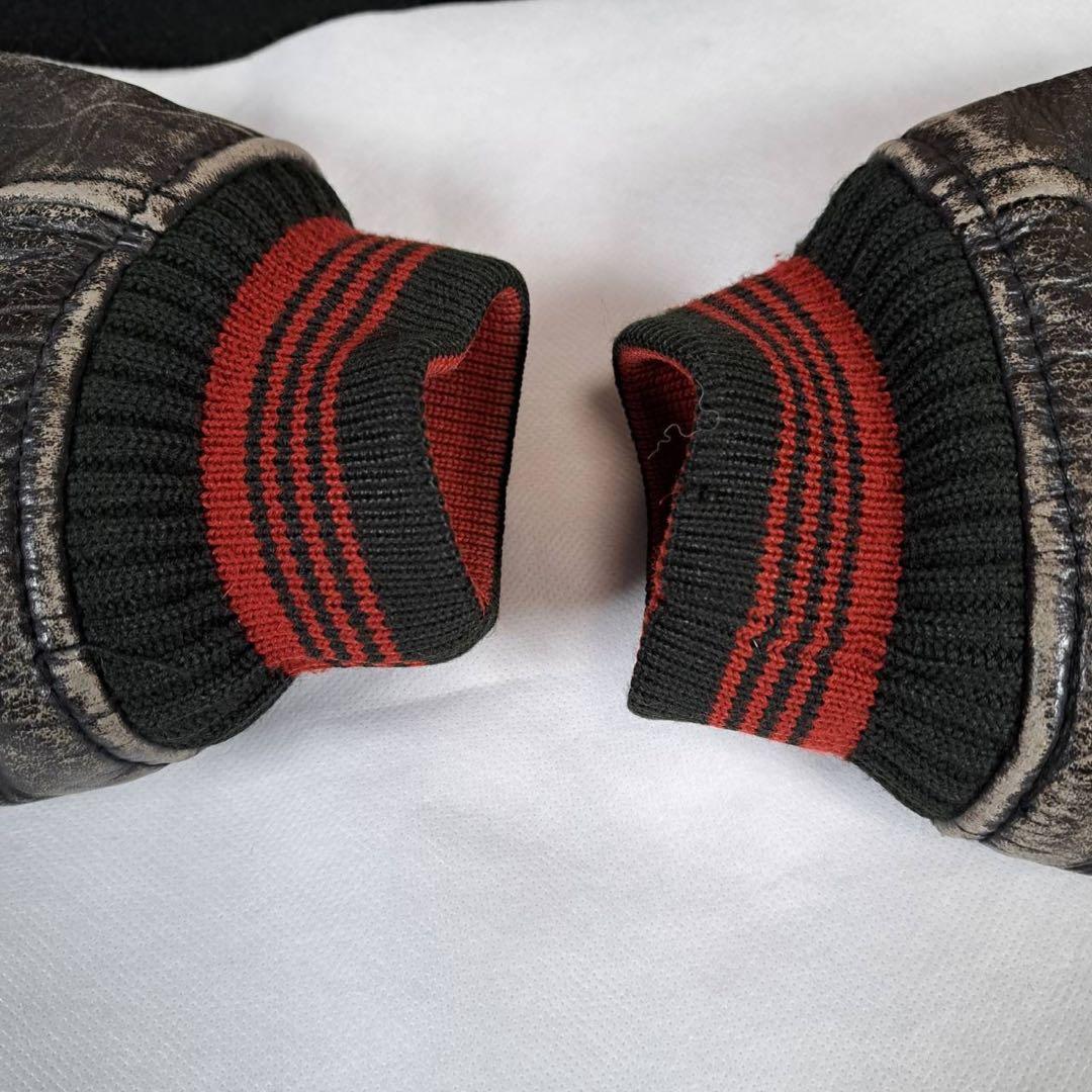 メンズビギ 復刻デザイン ウールスタジャン サイズ4 黒 ブラック