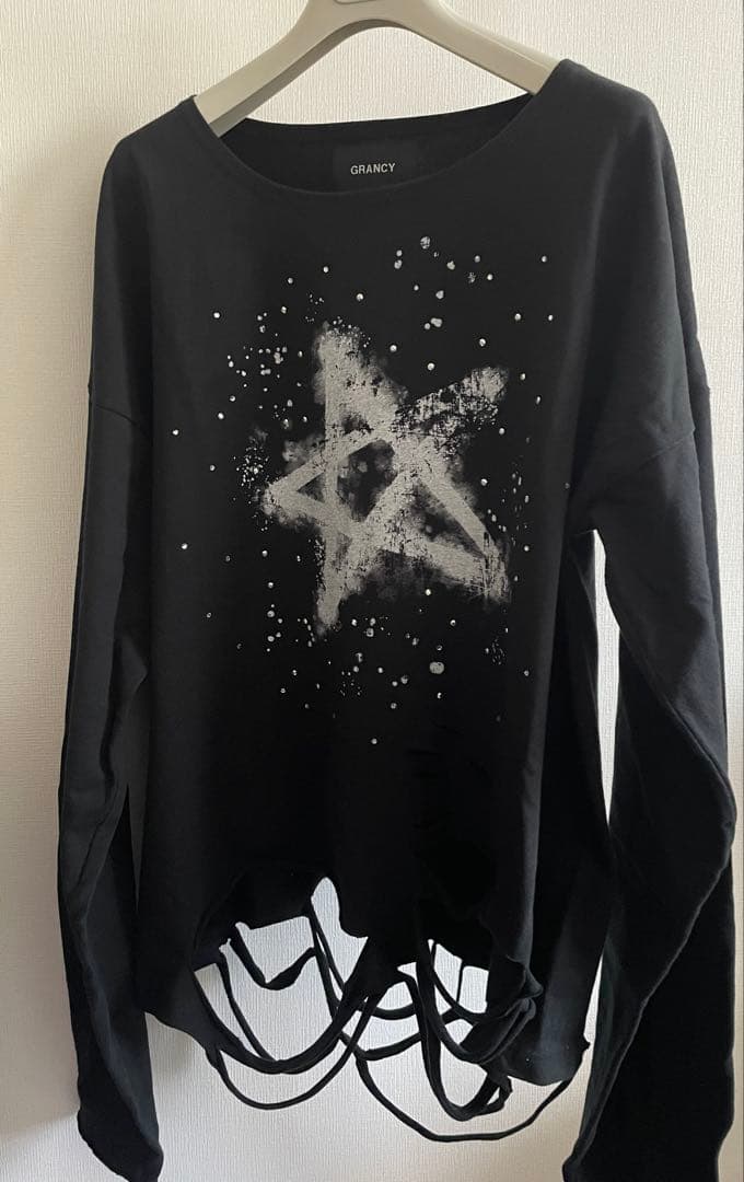 【GRANCY】 ロンt 黒 Lサイズ