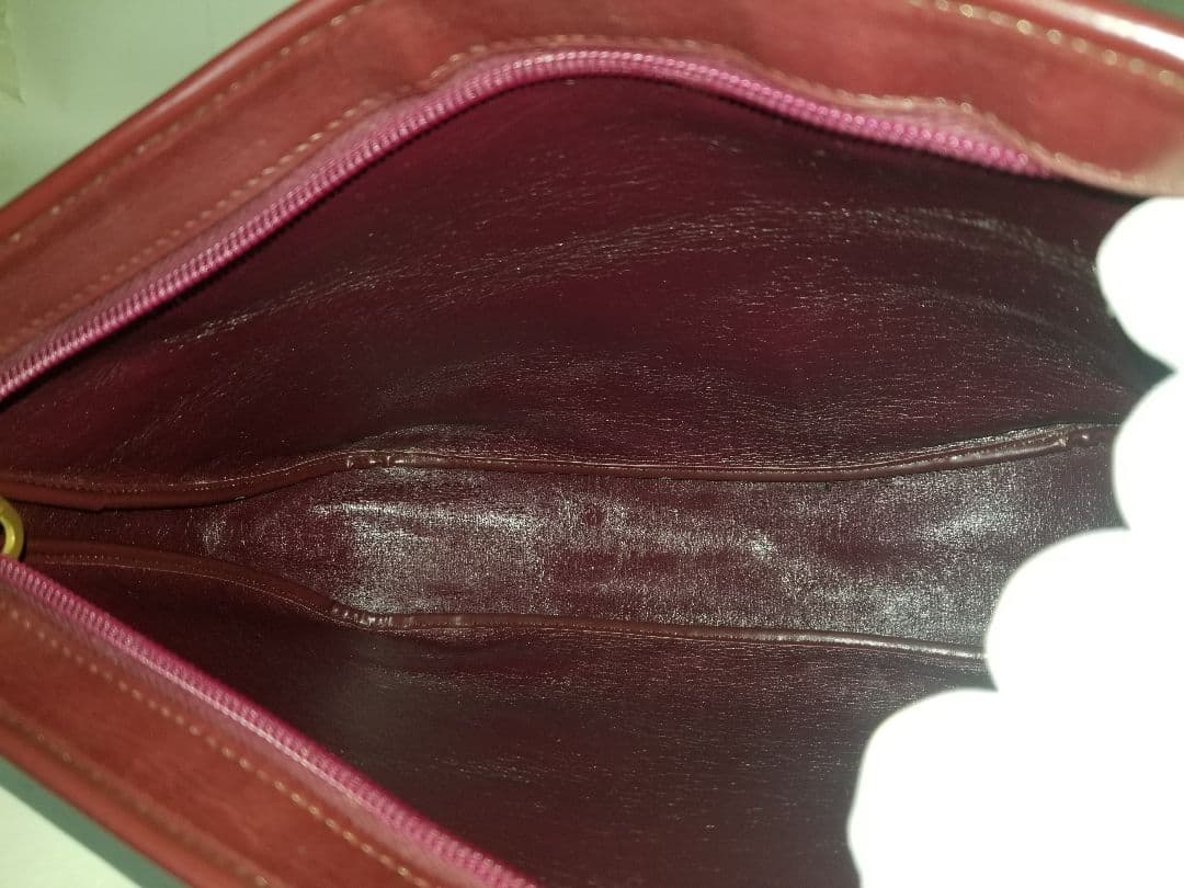 クリスチャンディオール トロッター キャンバス ショルダーバッグレッド＆ゴールド