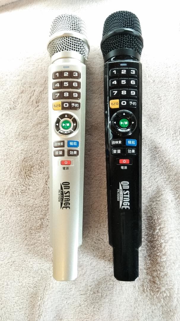 カラオケ PK-XT02W(付属品一部欠)＋増設マイク 動作確認済