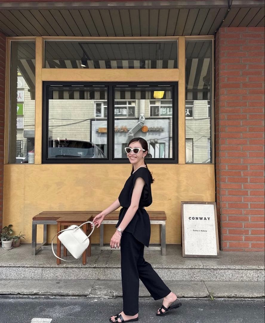 YONFA ヨンファ クーコーベスト ブラック フリーサイズ