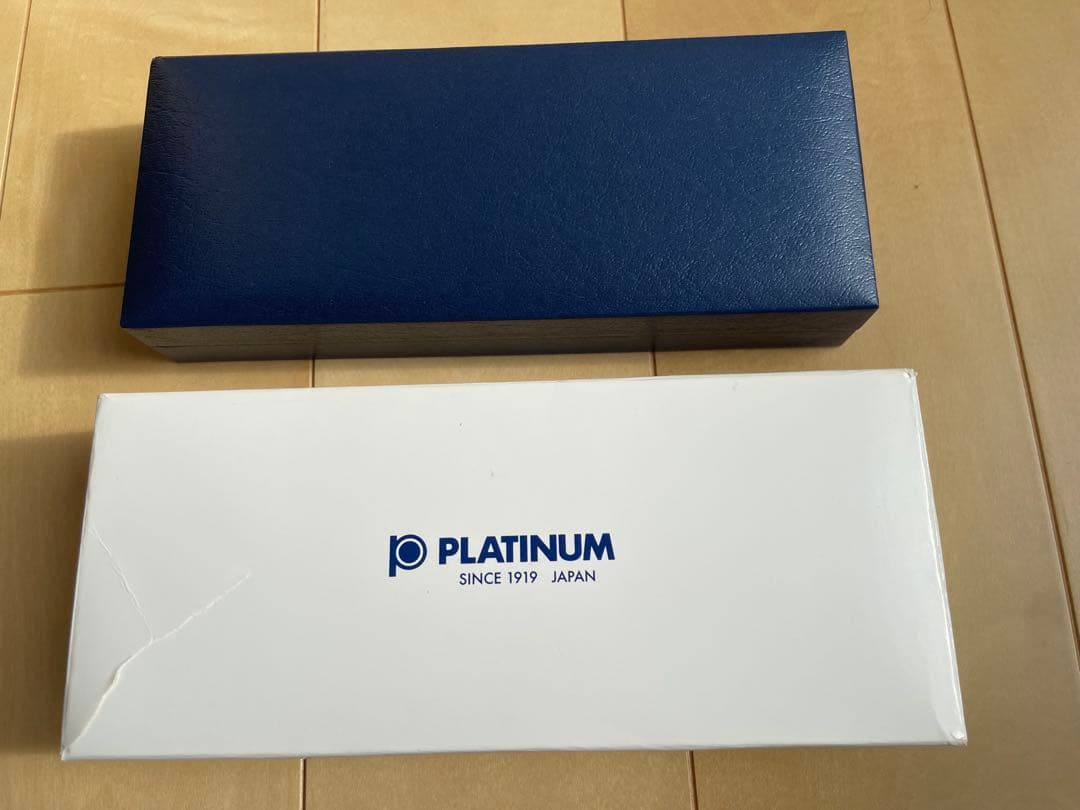 未使用品PLATINUM 万年筆 PNB-10000 細字　シャトルブルー