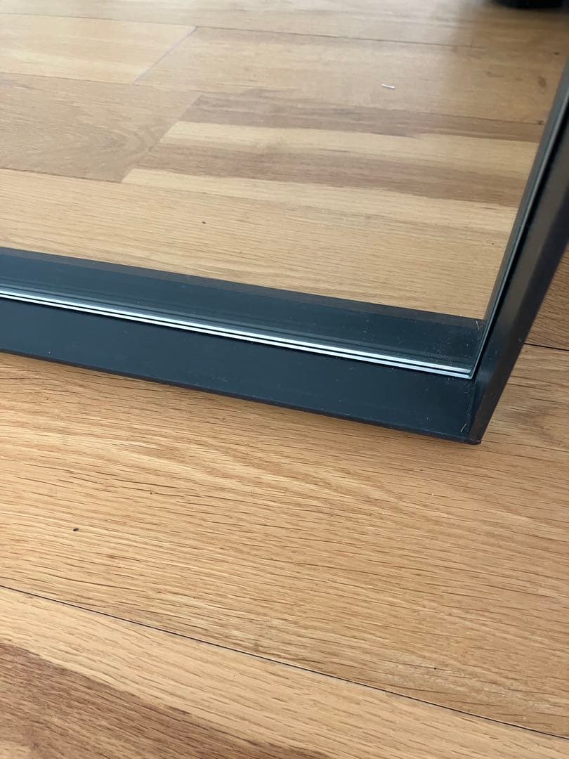 金属製壁掛けミラー 約520mm x 約420mm