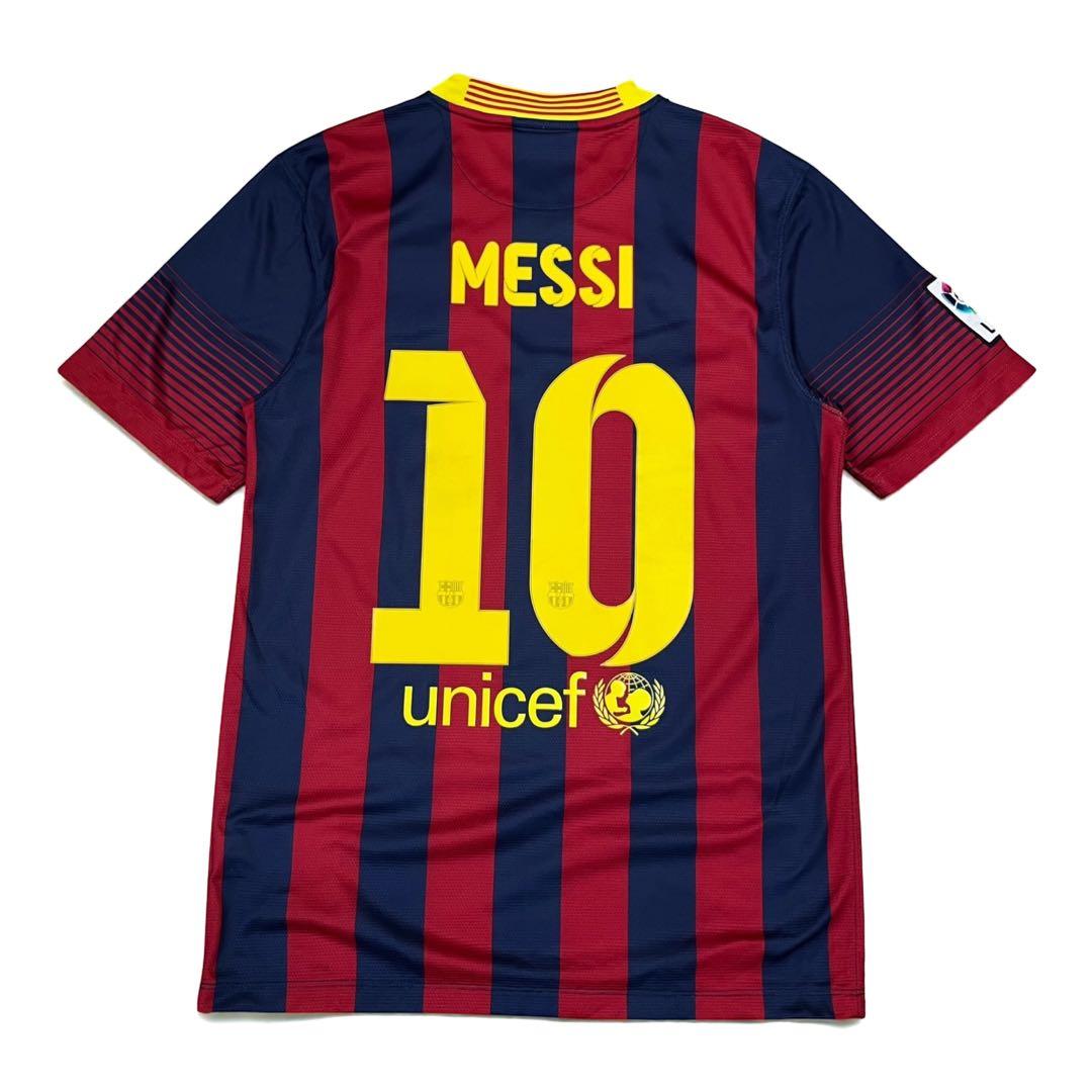 【美品】13/14 FCバルセロナ #10 メッシ ユニフォーム ホーム S