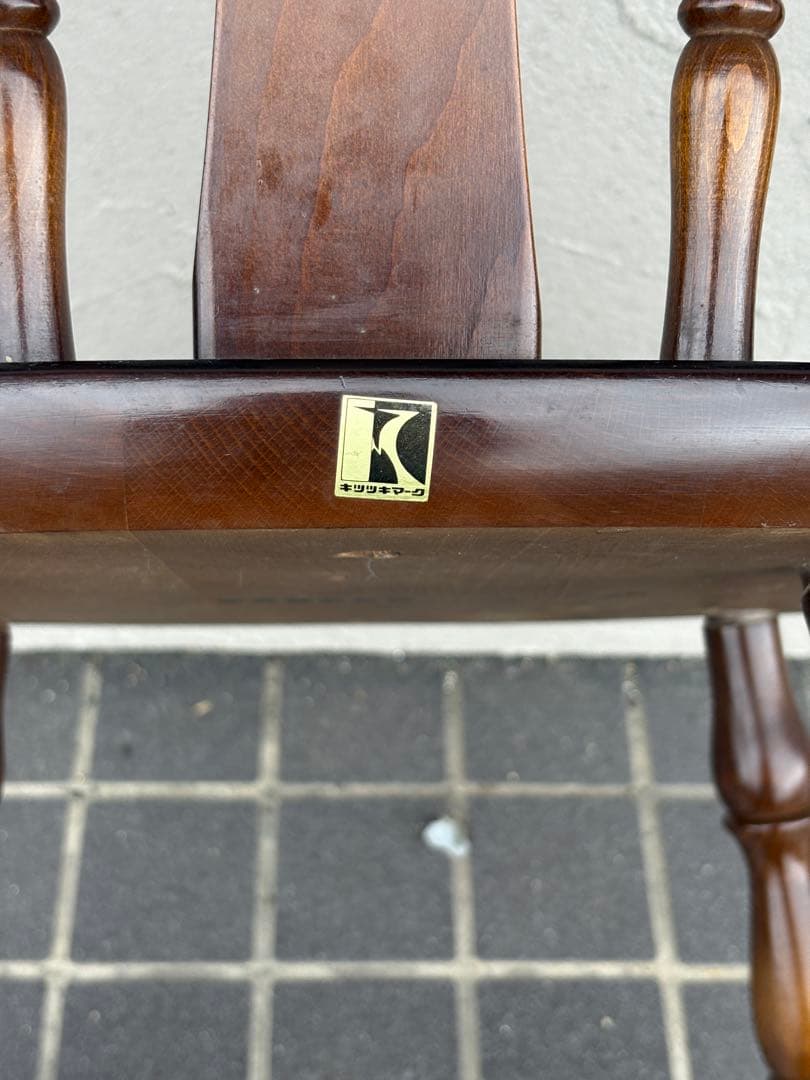 飛騨産業　キツツキマーク　ウィンザーチェア　天然木製　アンティーク　1脚