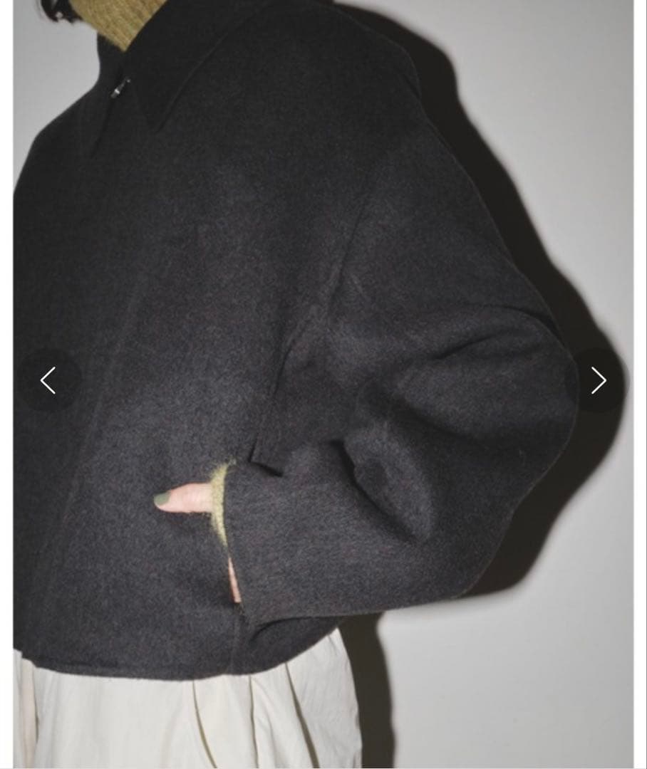 トゥデイフル TODAYFUL ウールジップブルゾン 38