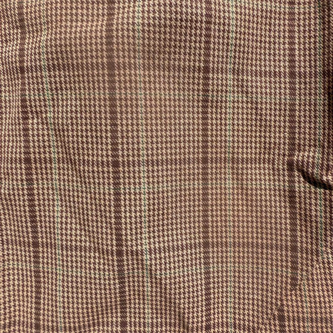 パンツ 90s OLD STUSSY brown check chino pants