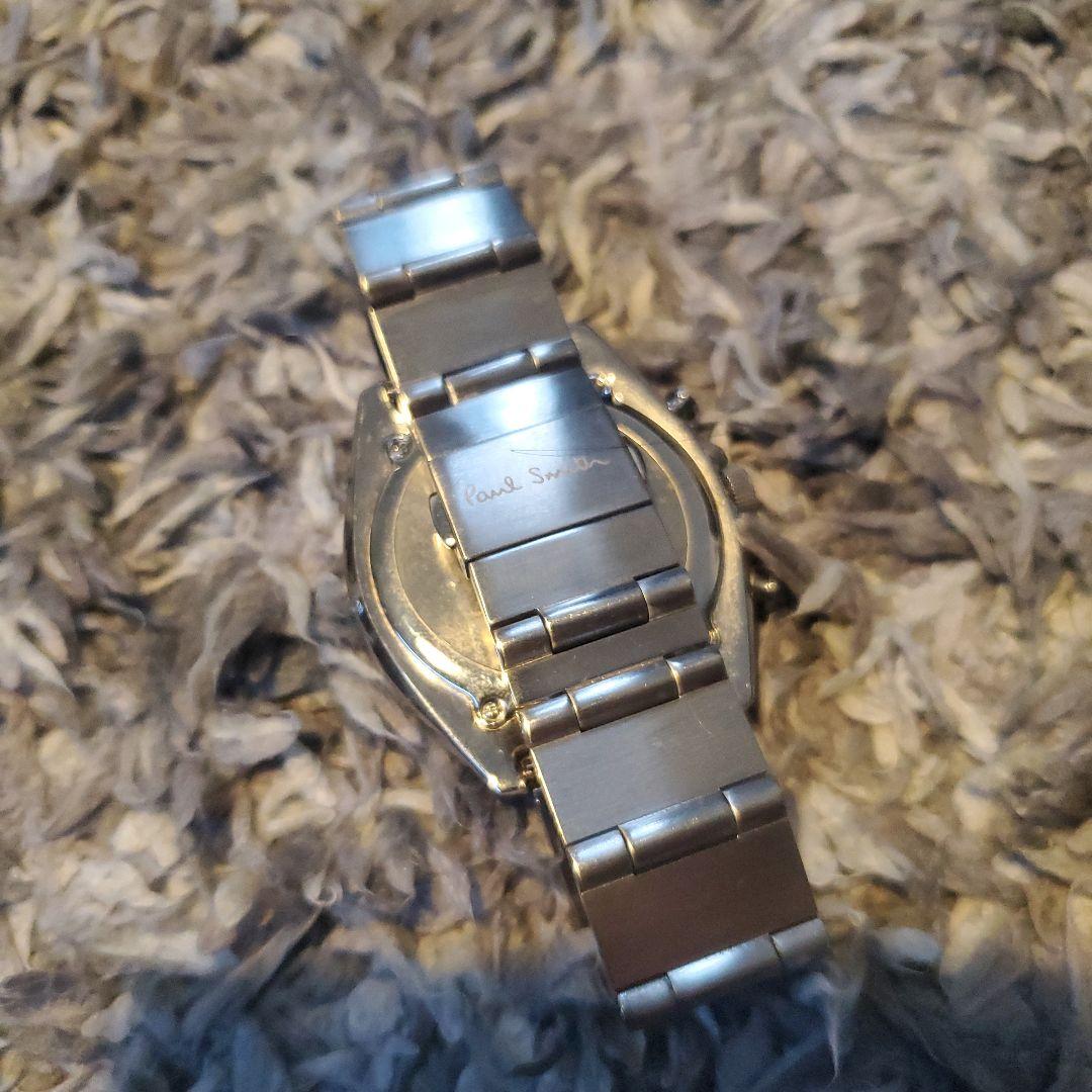 ポールスミスPaul Smith クォーツ腕時計 パープル クロノグラフ