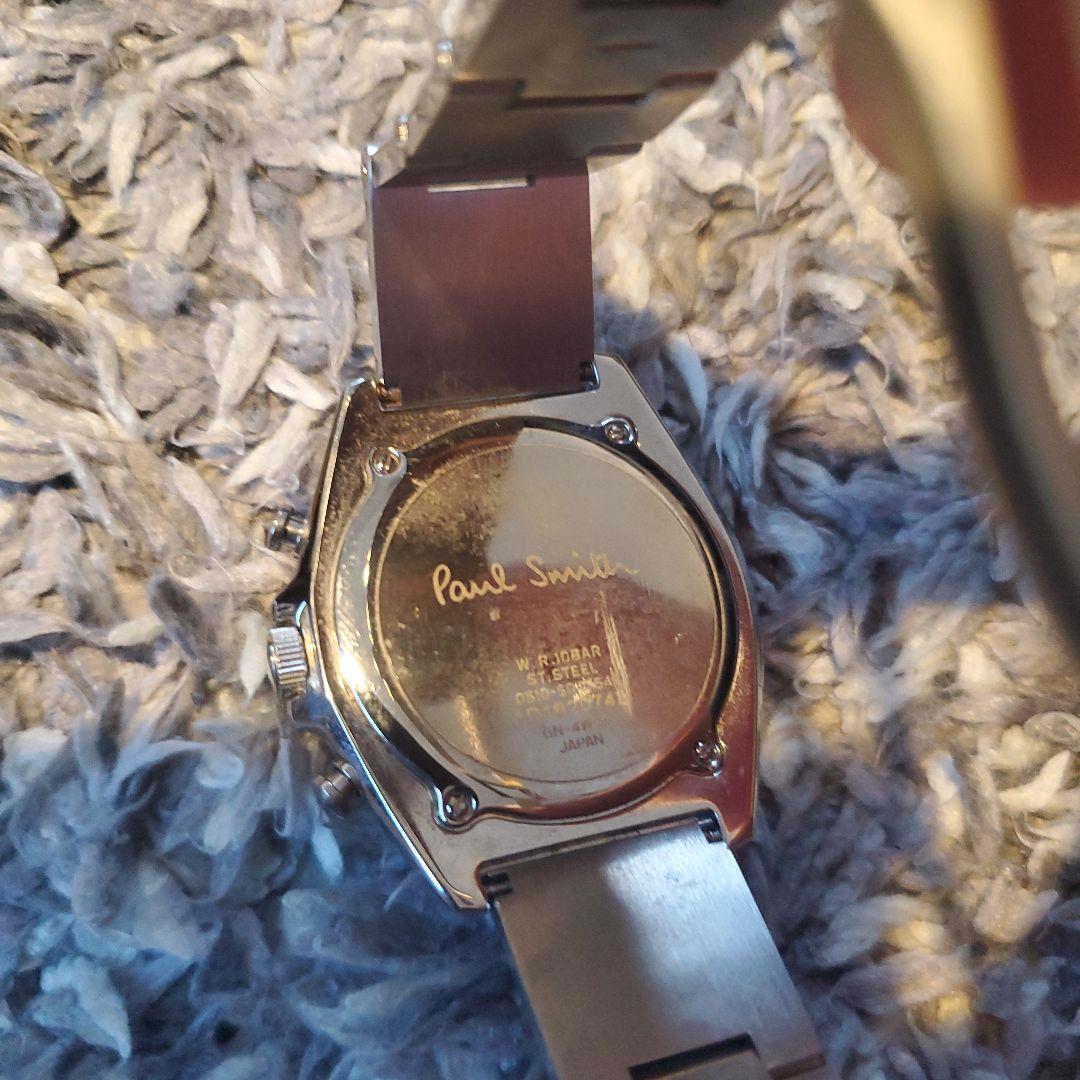 ポールスミスPaul Smith クォーツ腕時計 パープル クロノグラフ