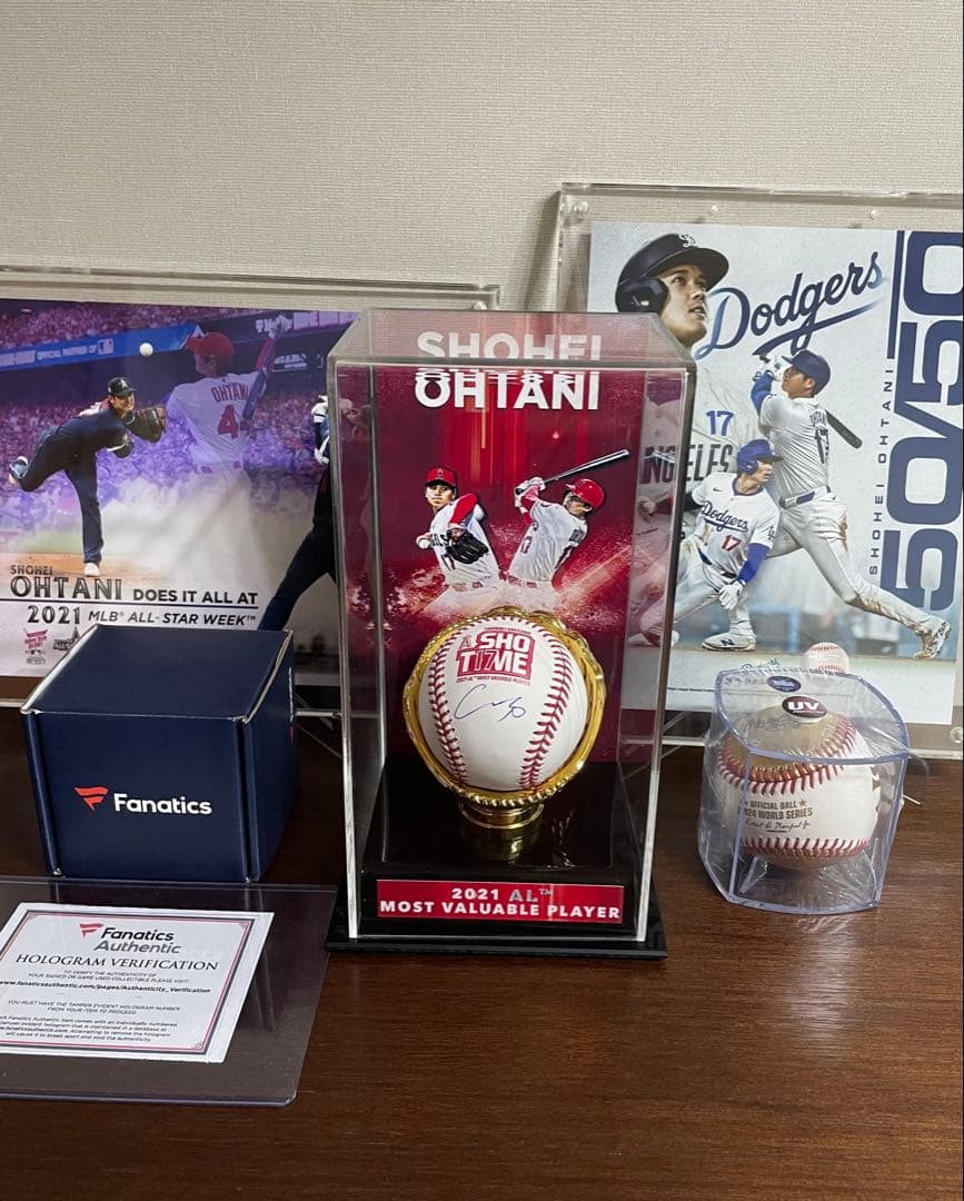 【S】大谷翔平 直筆サインボール MLB公式&Fanaticsホログラム