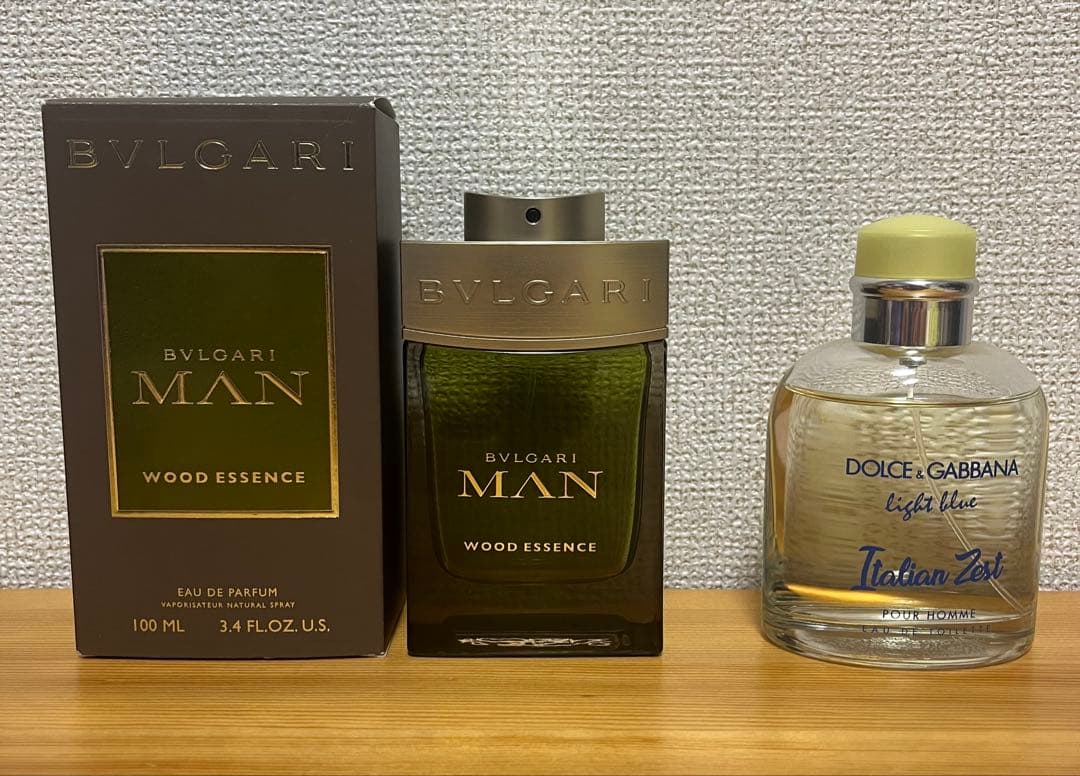 ブルガリ マン ウッド エッセンス D&G ライトブルー プールオム　セット売り