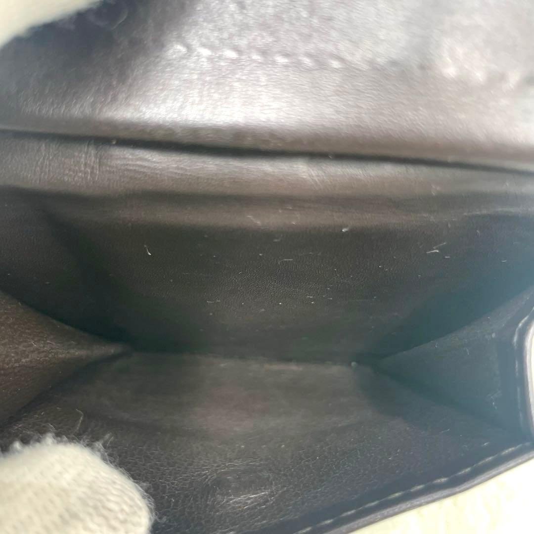 美品 ボッテガヴェネタ 2つ折り 財布 イントレチャート ダークブラウン