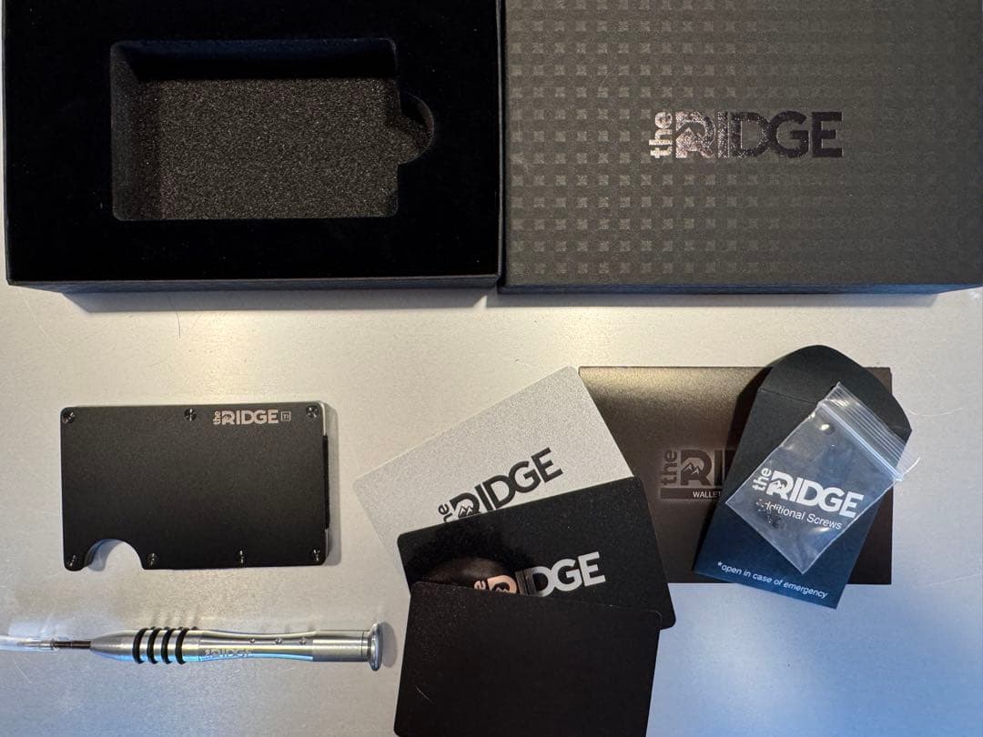 The Ridge Titanium Black ザ リッジ チタニウム