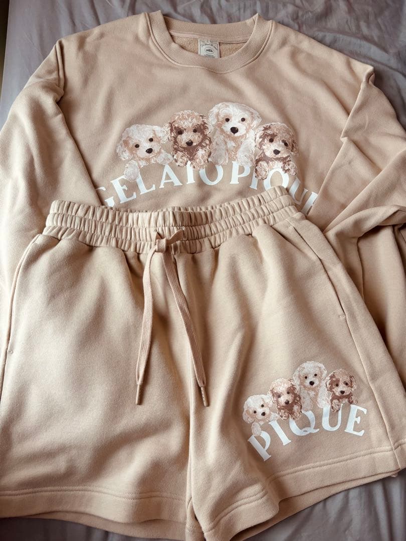 GELATO PIQUE トイプードル裏毛上下セット