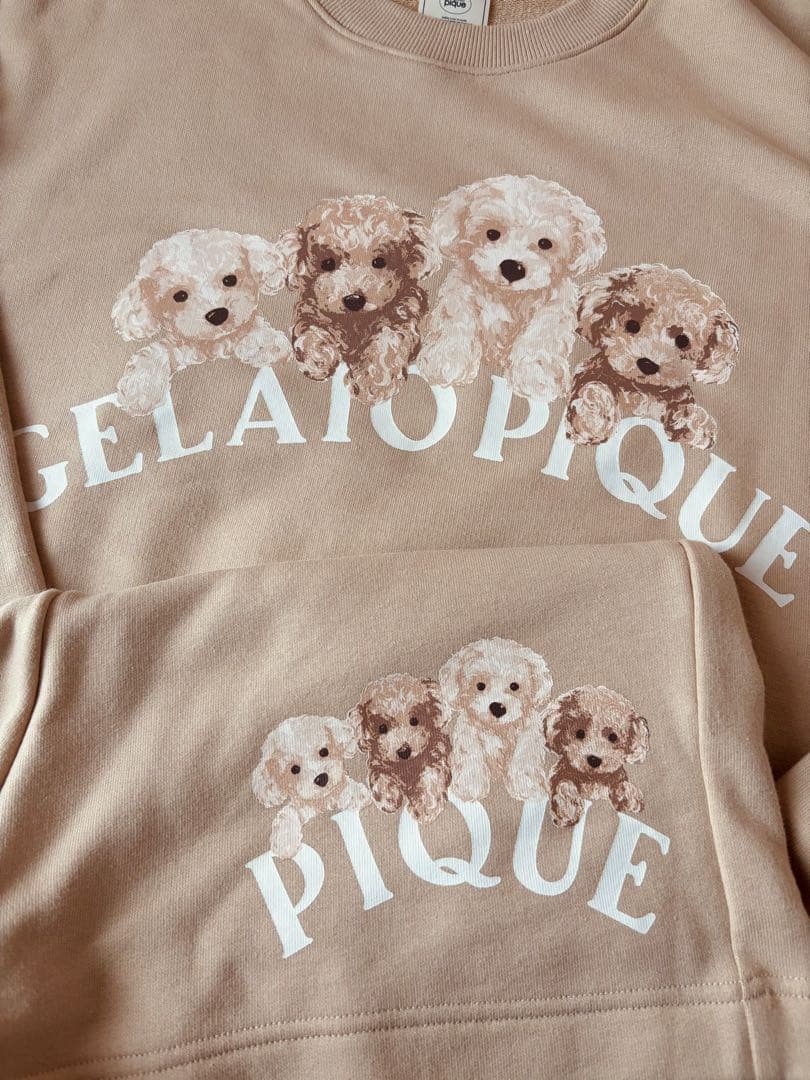 GELATO PIQUE トイプードル裏毛上下セット