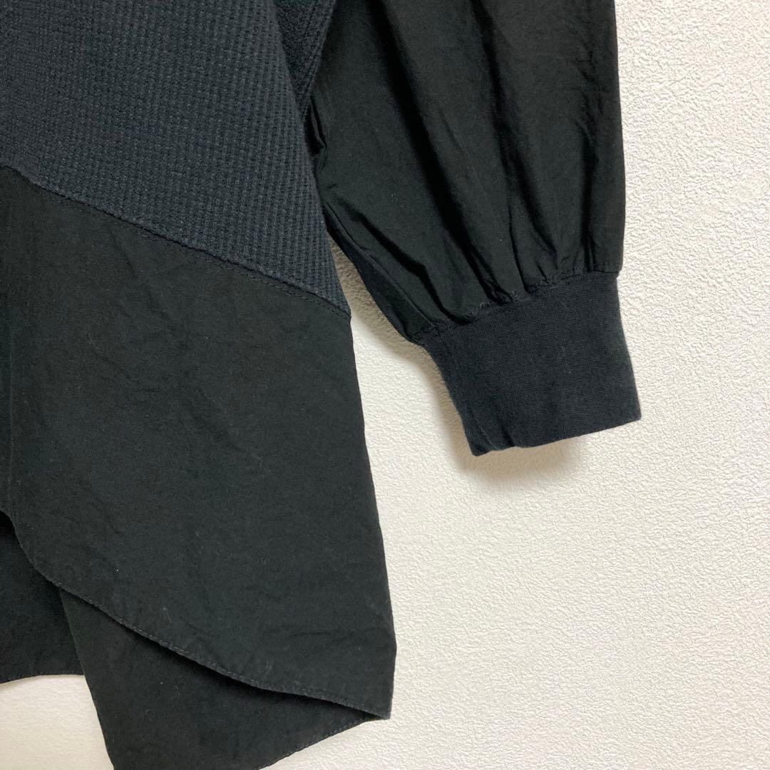 2025AW✨ カレンソロジー ＜&RC＞ワッフルヘンリープルオーバー　黒　F