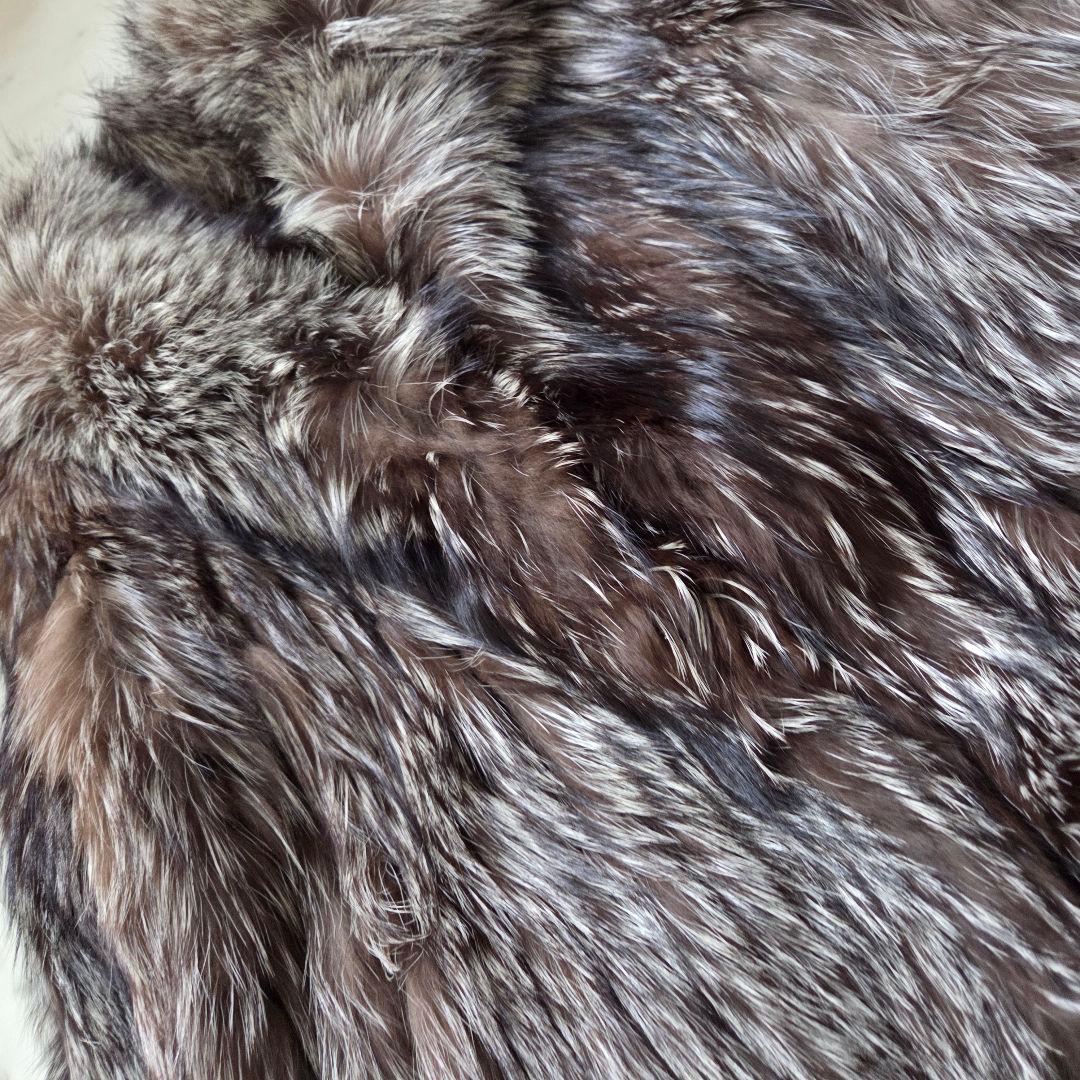 サガフォックス 金サガ　ファーコート シルバーフォックス 13号