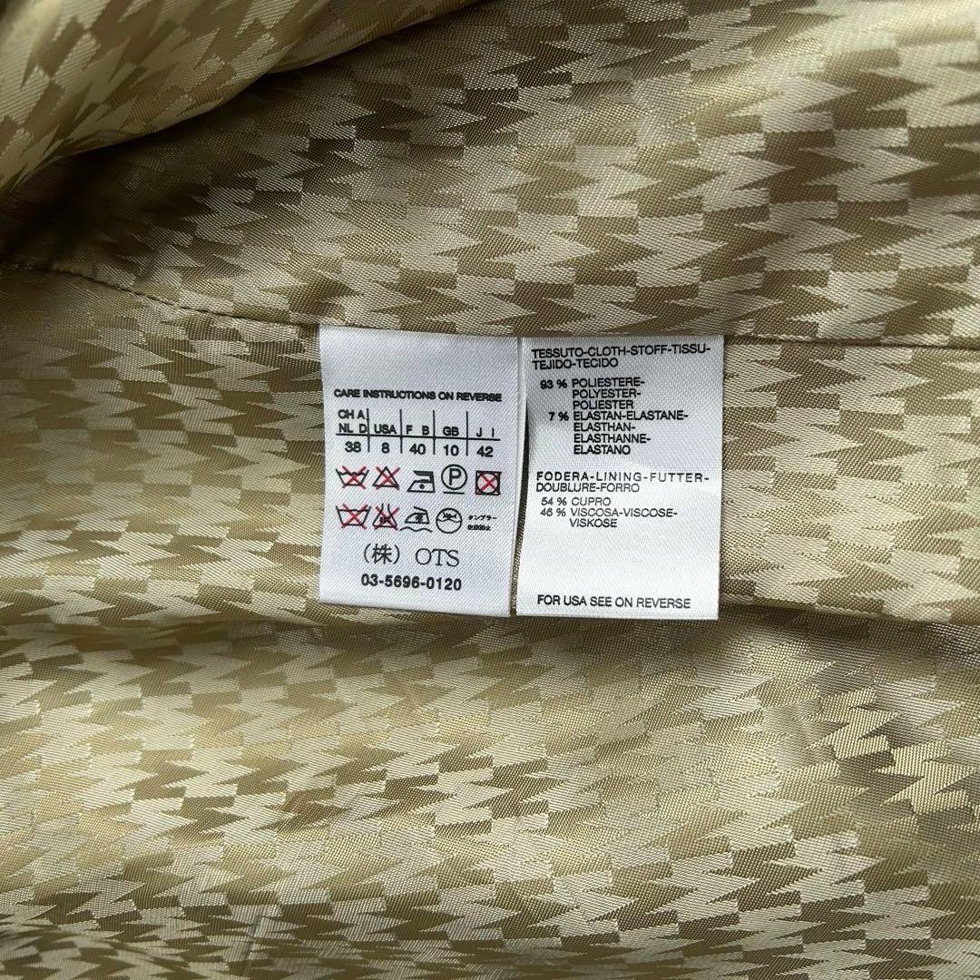 【美品】MaxMara イタリア製 銀タグ　ショート　トレンチコート 42