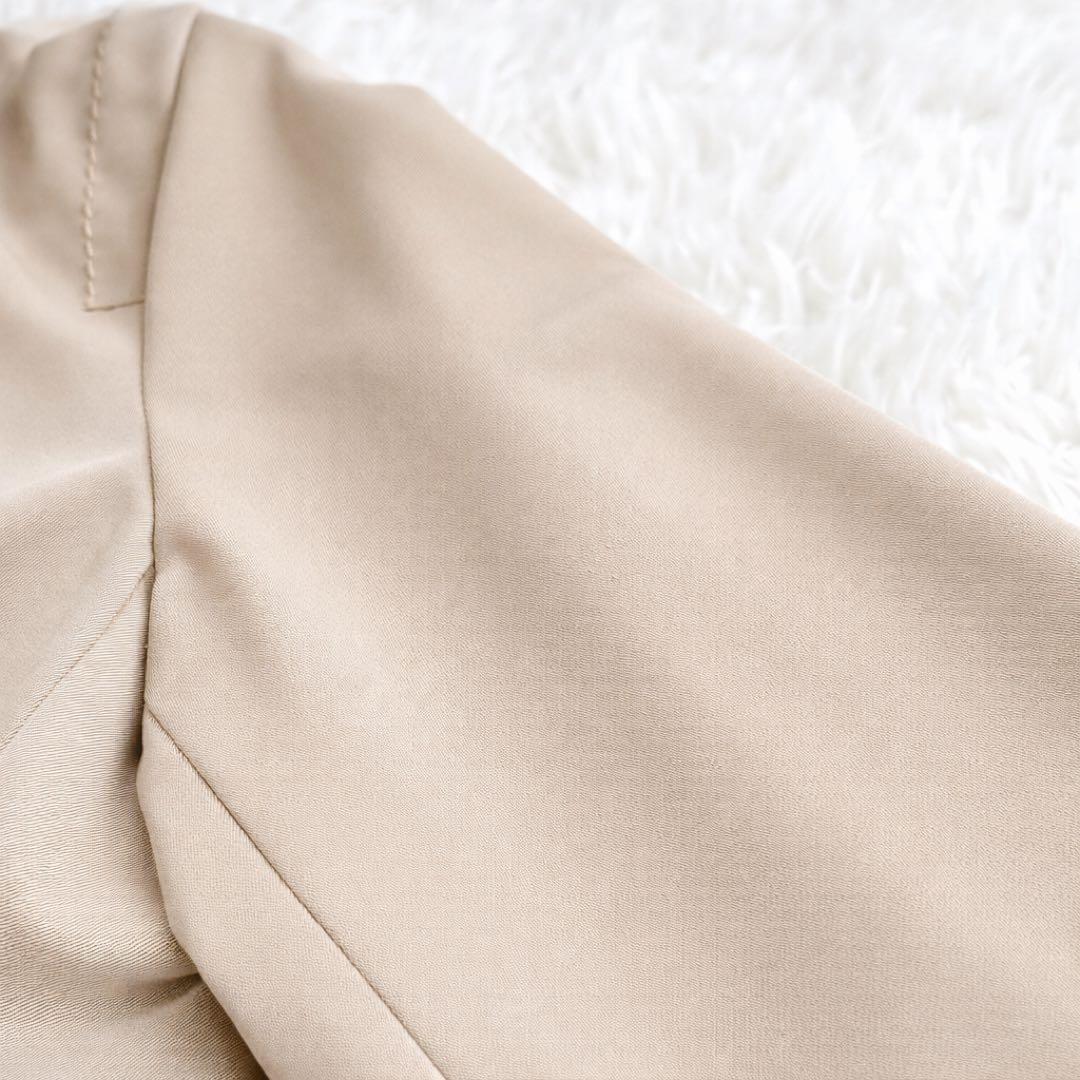 【美品】MaxMara イタリア製 銀タグ　ショート　トレンチコート 42