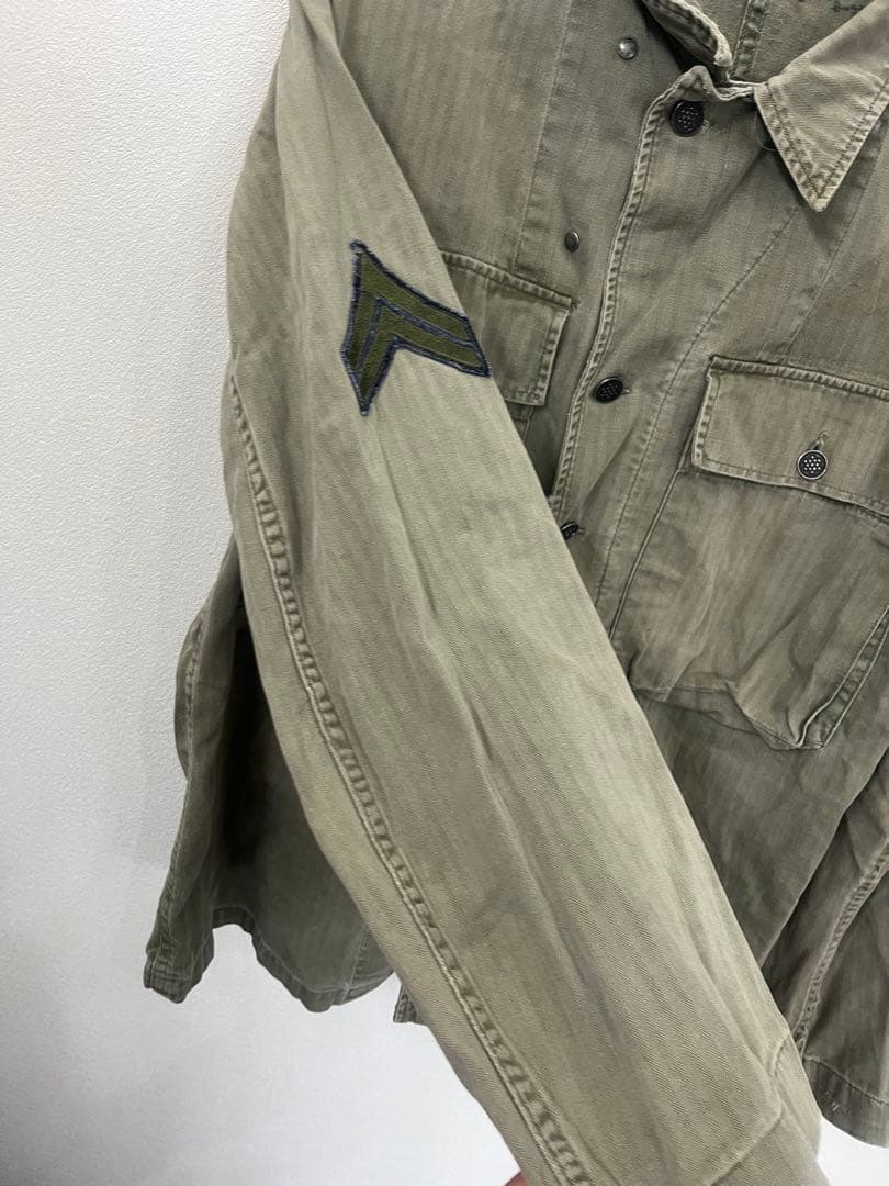 USARMY アメリカ軍 ヘリンボーン 13スター HBT ユーティリティシャツ