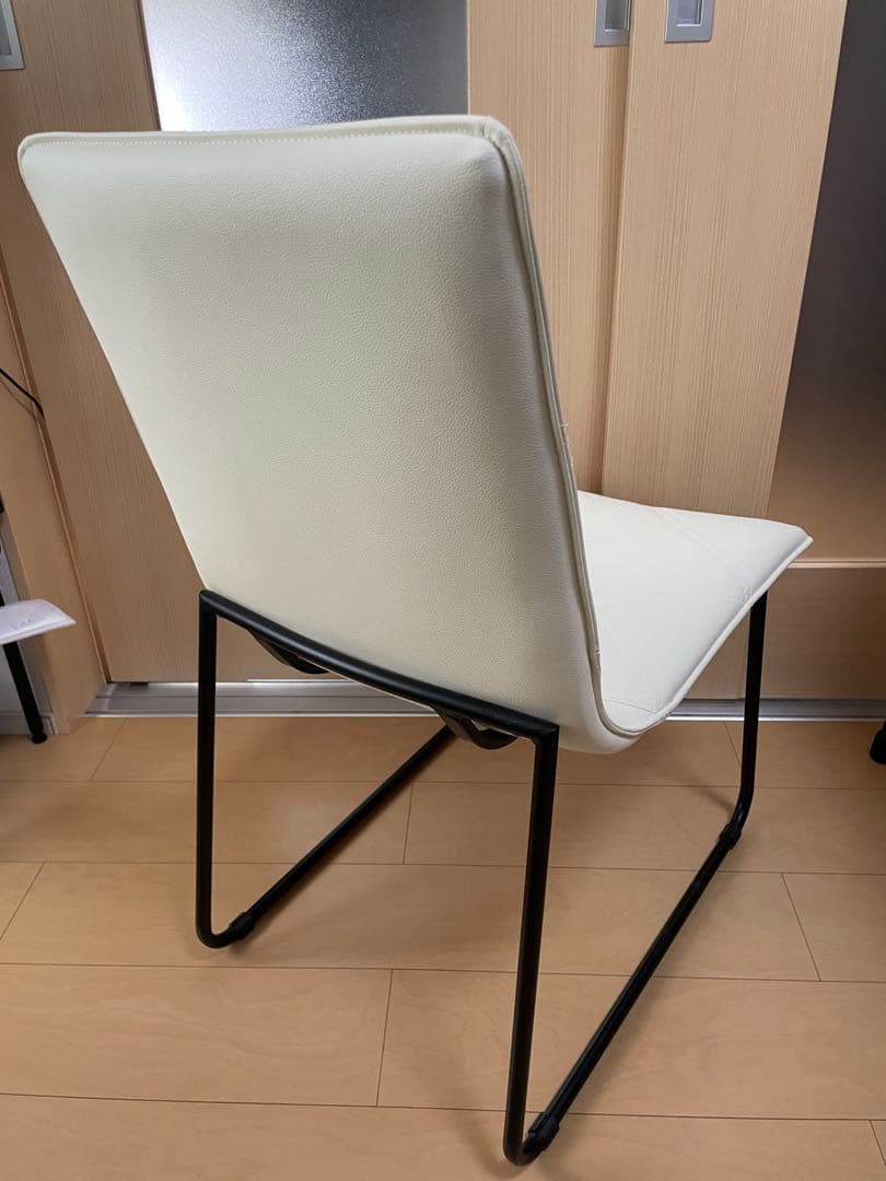 【美品】【送料込】ダイニングチェア(テネルKD Nシールド)　ニトリ2脚セット