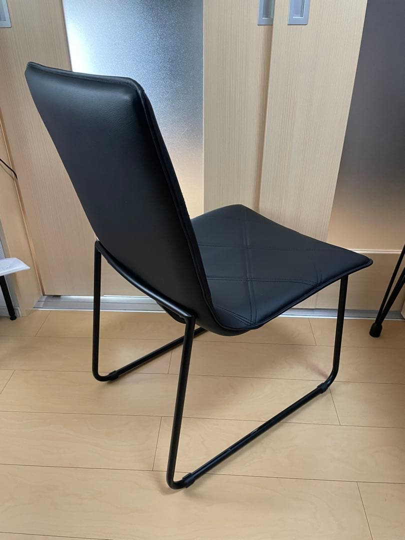 【美品】【送料込】ダイニングチェア(テネルKD Nシールド)　ニトリ2脚セット