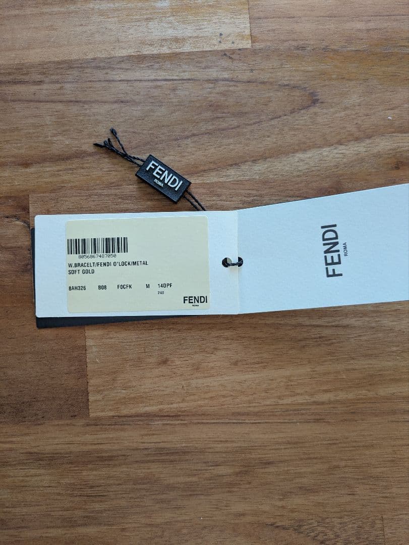 しま　フェンディ　オーロック　ブレスレット