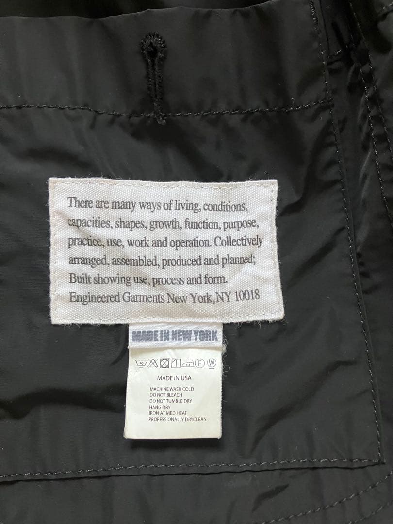 Bedford jacket Memory polyester 18ss S 黒