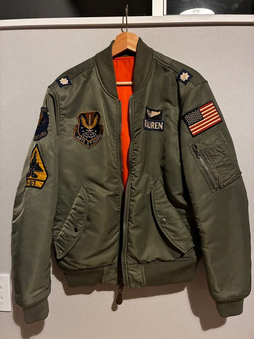 R.Lauren MA-1 フライトジャケット オリーブ