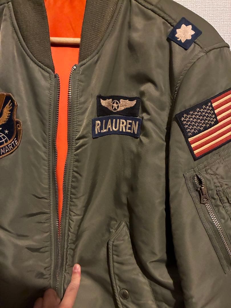 R.Lauren MA-1 フライトジャケット オリーブ
