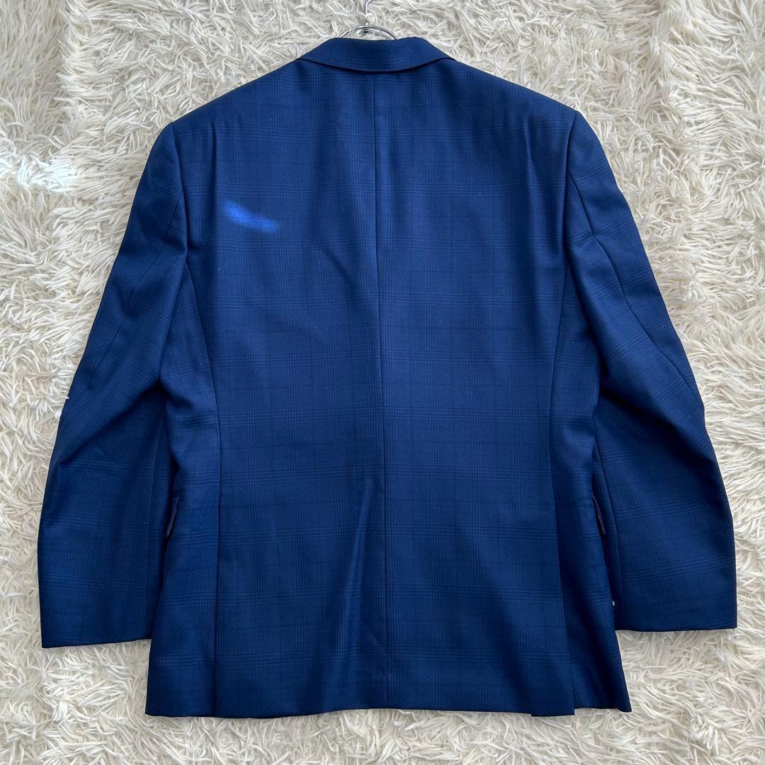 極美品✨ ガルニエ 近年モデル スーツ 大きいサイズ LL 3ピース チェック柄