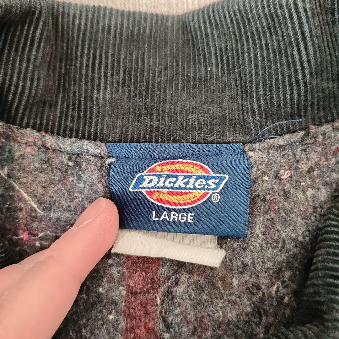 希少 Dickies デニム カバーオール Lサイズ 企業ロゴ入り 一点物！